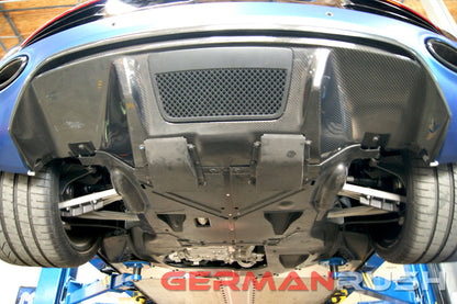 Rear Diffuser V10 Style for Audi R8 2009-2012 in Carbon Fiber or Fiberglass