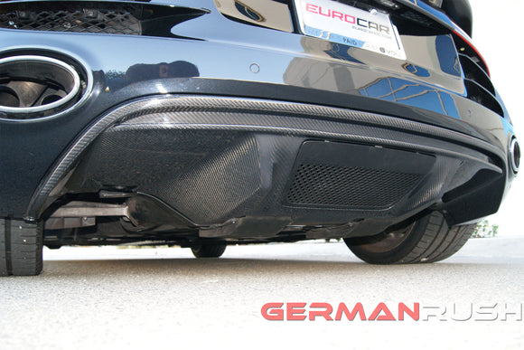 Rear Diffuser V10 Style for Audi R8 2009-2012 in Carbon Fiber or Fiberglass