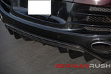 Rear Diffuser V10 Style with fins for Audi R8 2009-2012 in Carbon Fiber or Fiberglass