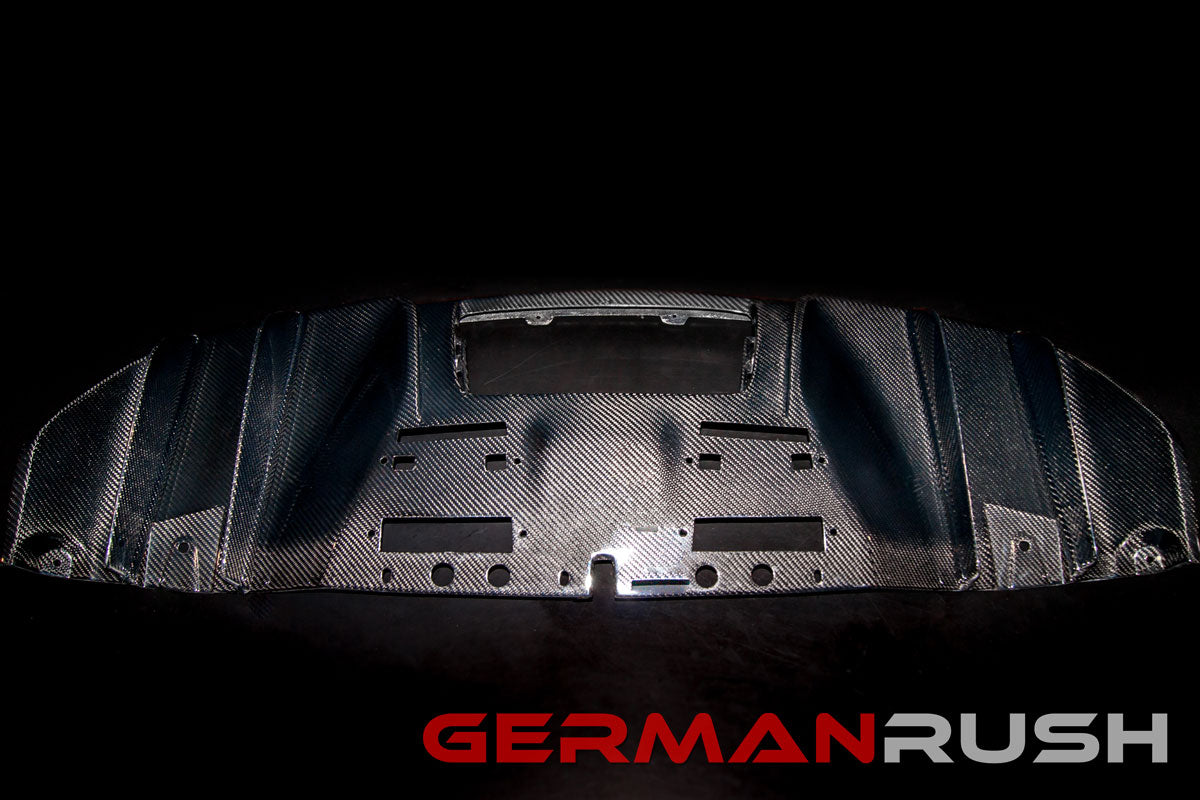 Rear Diffuser V10 Style for Audi R8 Face Lift 2013-2015 in Carbon Fiber or Fiberglass
