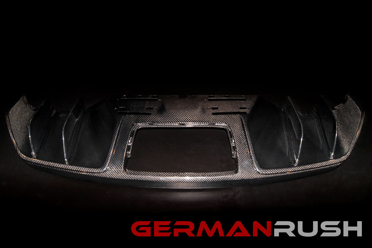 Rear Diffuser V10 Style for Audi R8 Face Lift 2013-2015 in Carbon Fiber or Fiberglass