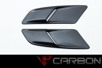 Carbon Fiber GT Hood Scoops Ford Mustang 2015-2018 by VIP