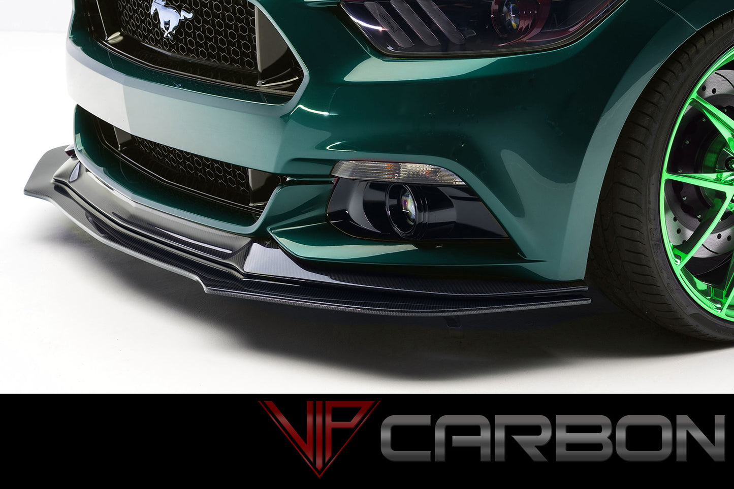 Carbon Fiber GT Front Splitter Ford Mustang 2015-2018 by VIP