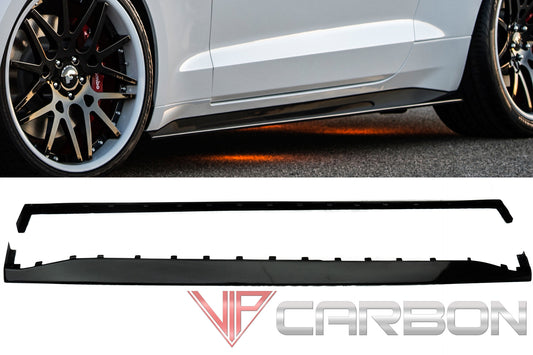 Carbon Fiber GT Side Skirt Ford Mustang 2015-2018 by VIP