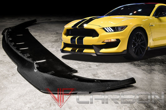 Carbon Fiber GT350 "R" Front Splitter Ford Mustang Shelby 2015-2018 by California Super Coupes