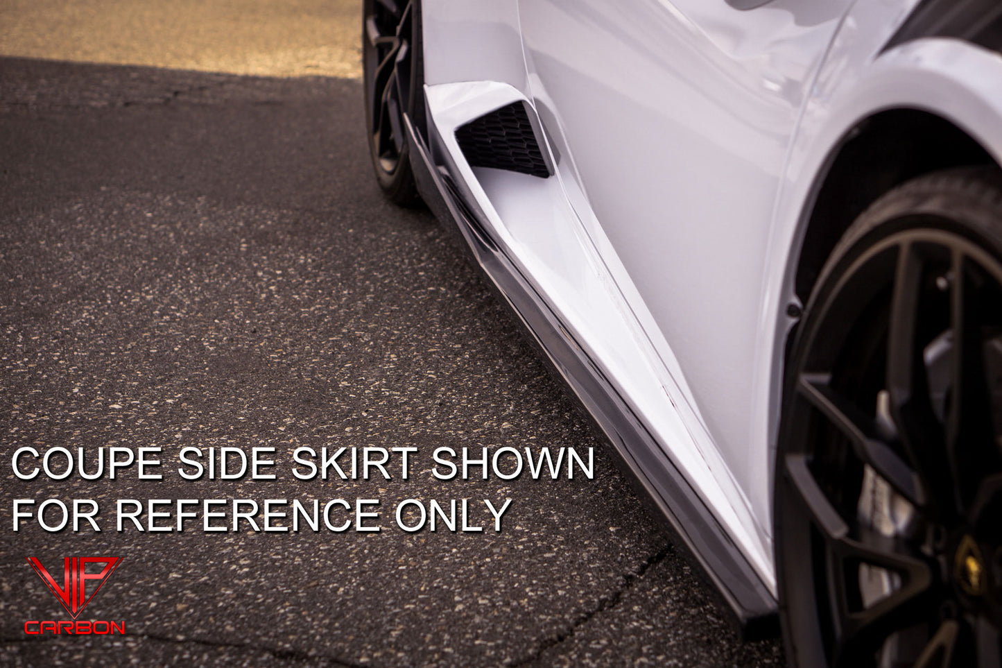 Spyder Side Skirts Carbon Fiber Lamborghini Huracan 14-19